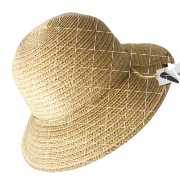 Sonoma Packable Natural Straw Cloche Hat - Picture 5 of 13